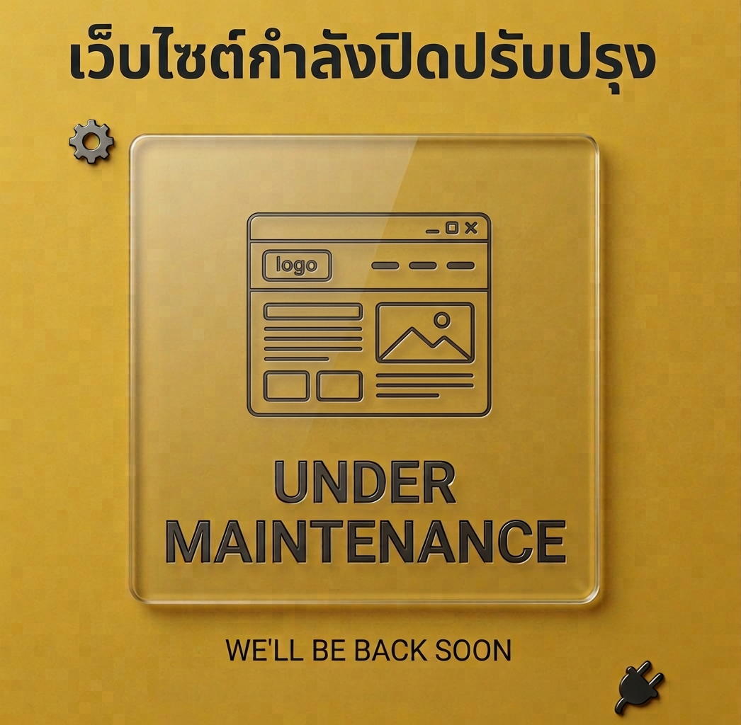 เว็บไซต์กำลังปิดปรับปรุง
